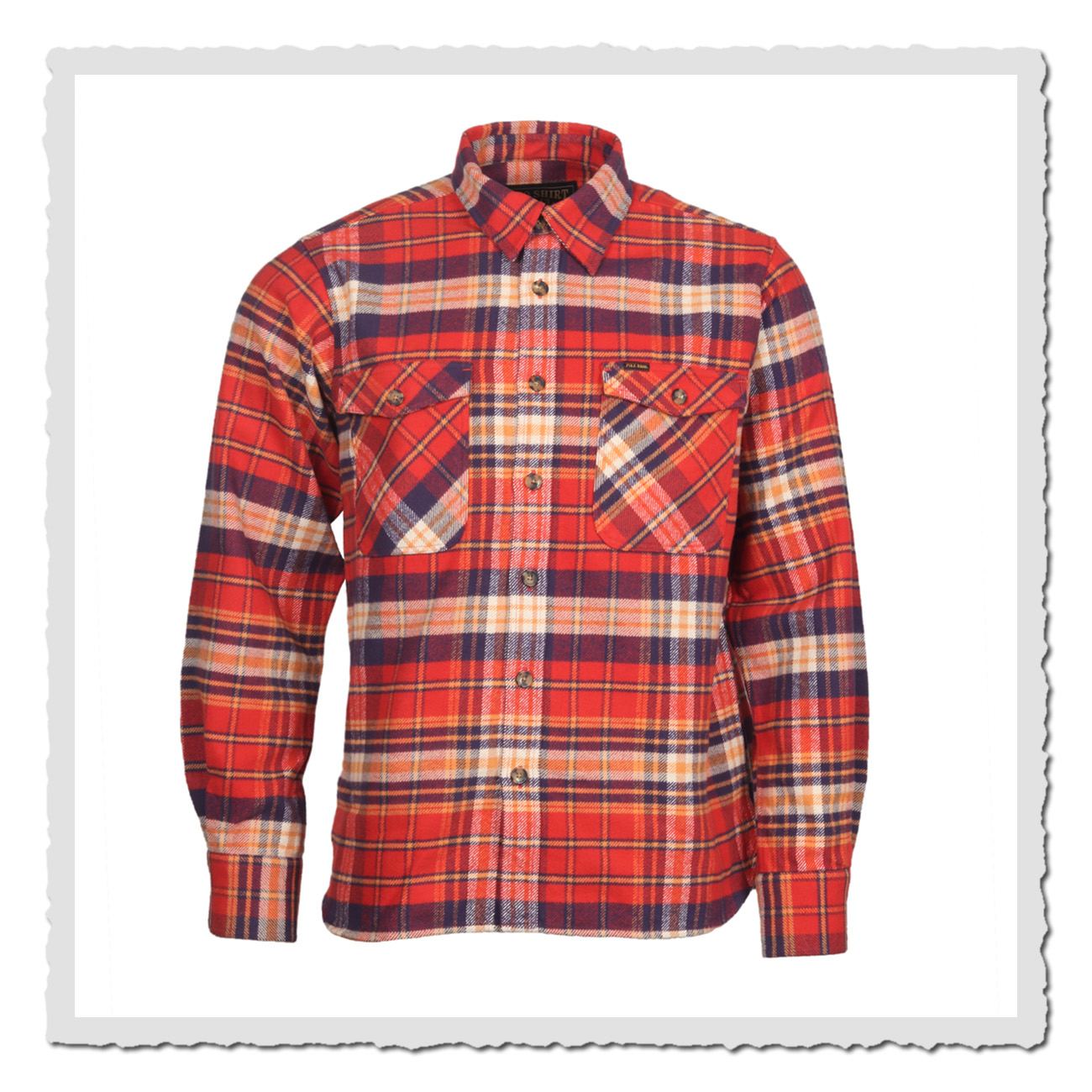 Pike Brothers 1943 CPO Shirt Barrow Red – robustes Flanellhemd im Retro-Look